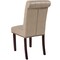 Merrick Lane Falmouth Upholstered Parsons Chair with Nailhead Trim